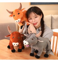 12"  Cow Stuffed Animal